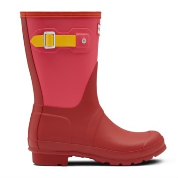 ❌SOLD❌ Hunter Short Colorblock Waterproof RainBoot - Picture 2 of 5